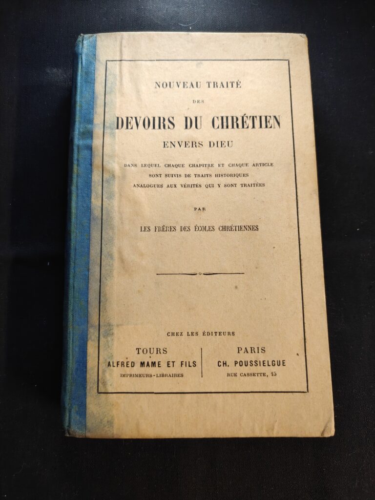 Nouveau Traité des Devoirs du Chrétien 1895 Alfred Mame & Fils