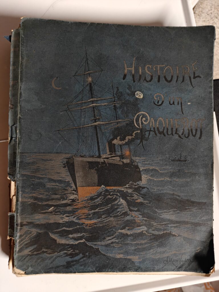 Livre ancien Histoire d'un Paquebot Louis Tillier 1891 Maison Quantin
