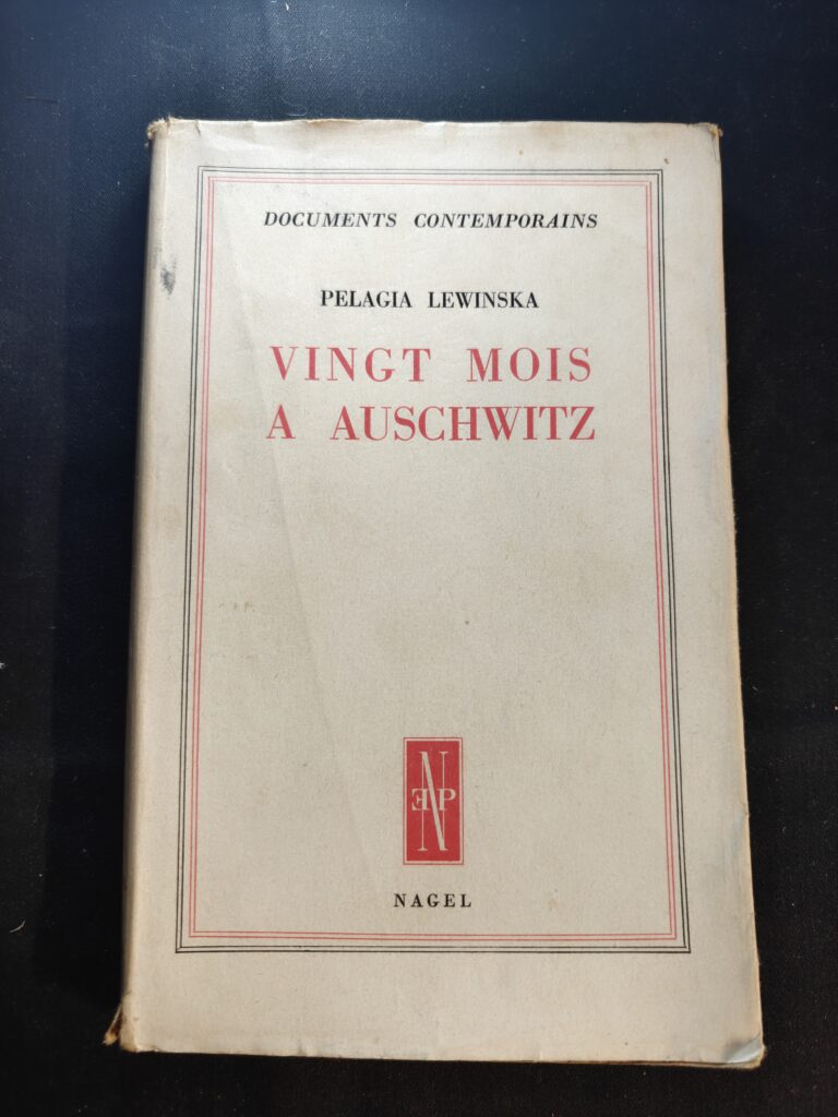 Vingt Mois à Auschwitz Pelagia Lewinska Édition Originale 1945