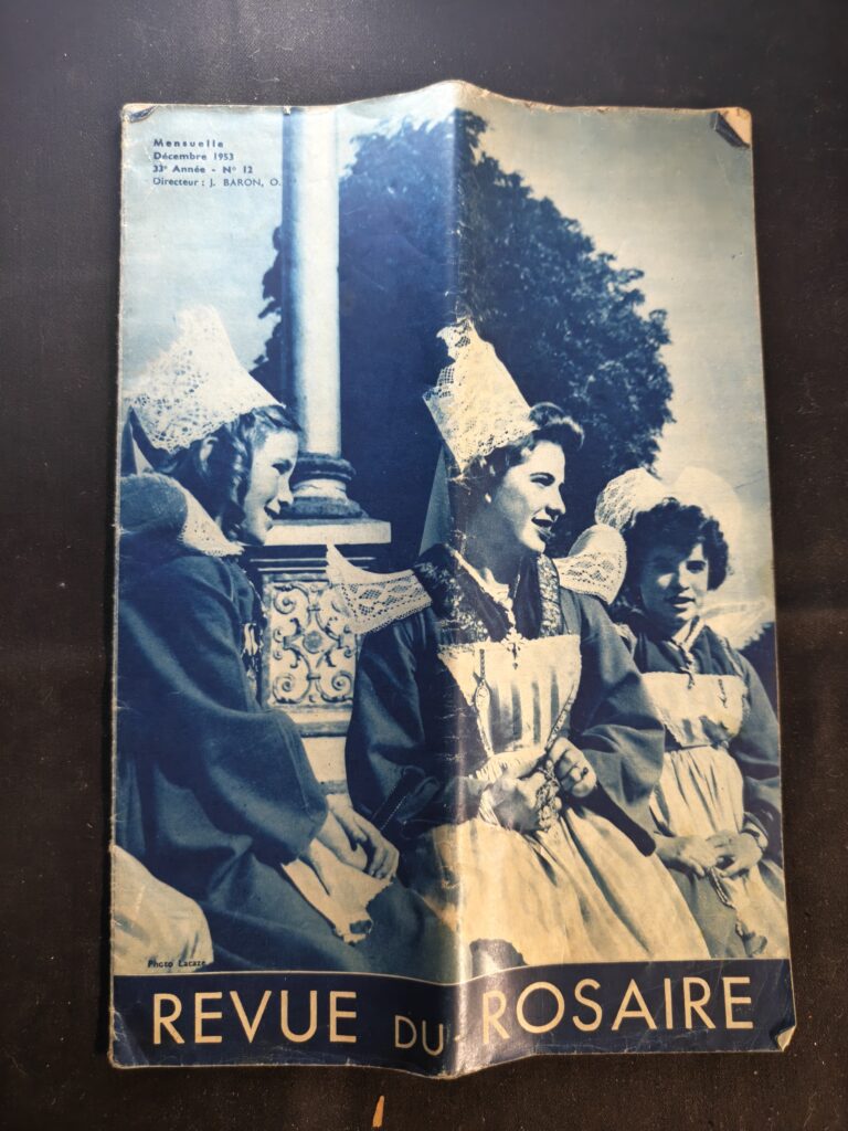 Revue du Rosaire Décembre 1953 Lourdes Année Mariale