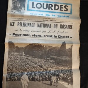 Lourdes - Journal de la grotte - 120ème année - N°20 bis - 8 Octobre 1971