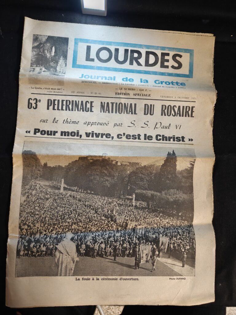 Lourdes - Journal de la grotte - 120ème année - N°20 bis - 8 Octobre 1971