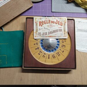 Ancien jeu de casino "La Boule" J.A.U. Paris avec règle d'origine