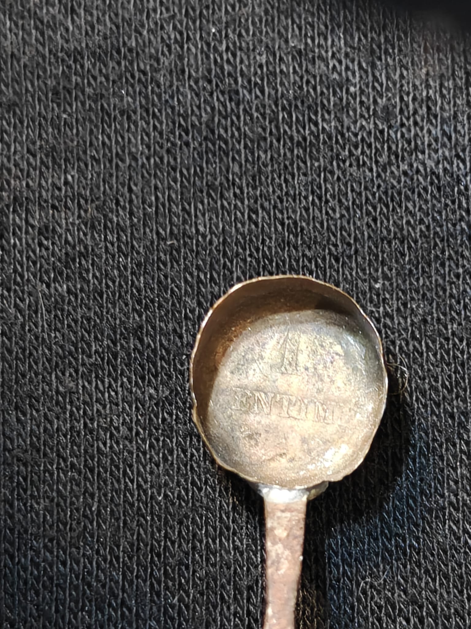 Ancien lot 4 mini-casseroles miniatures en pièces de monnaie françaises Cérès - artisanat populaire – Image 5