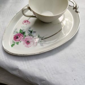 Service à déjeuner ancien dépareillé – Plateau Haviland Limoges & tasse Winterling Bavaria