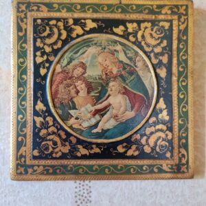 Petit tableau italien style Renaissance – Vierge à l'Enfant